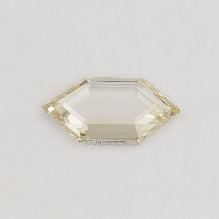 Fancy Yellow Portrait Hexagon Cut Lab Grown Diamond