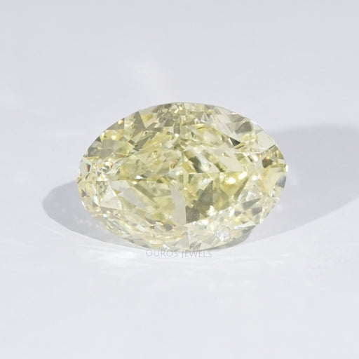 Fancy Yellow Modified Oval Cut Loose Diamond