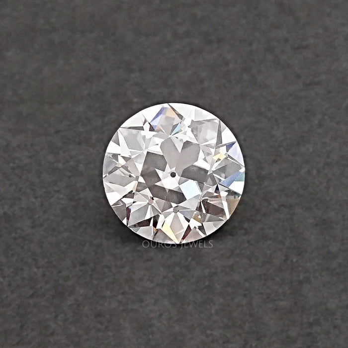 Flower Pattern Old European Round Cut Diamond GH Loose
