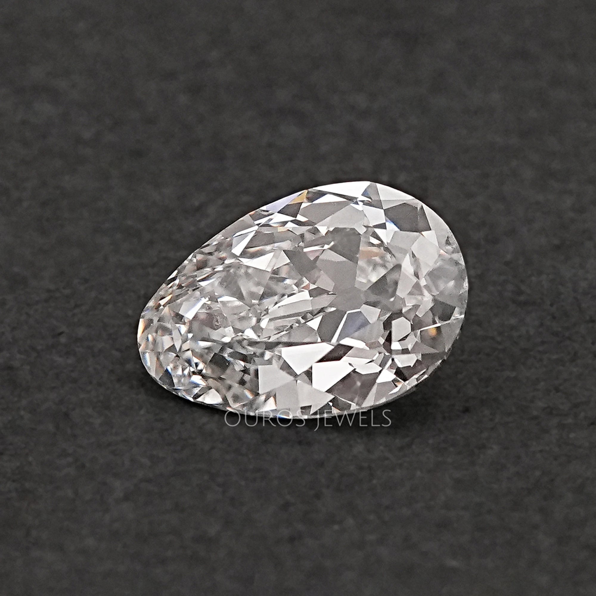 Old Mine Pear Cut Lab Grown Diamond GH Loose