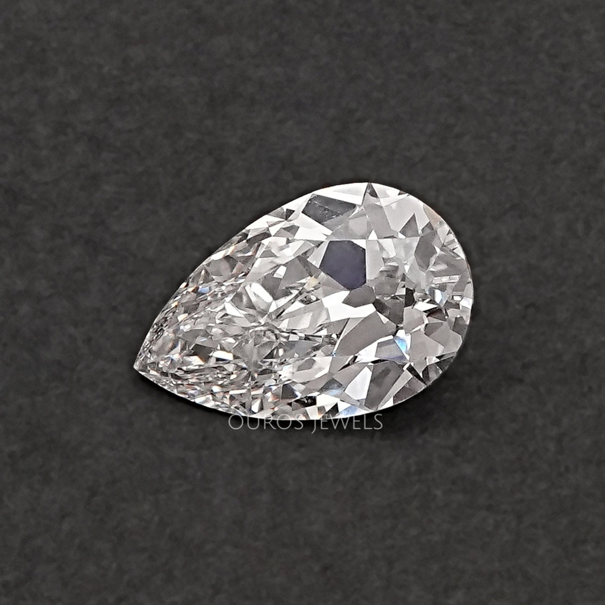 Old Cut Pear Shaped Lab Grown Diamond GH Loose