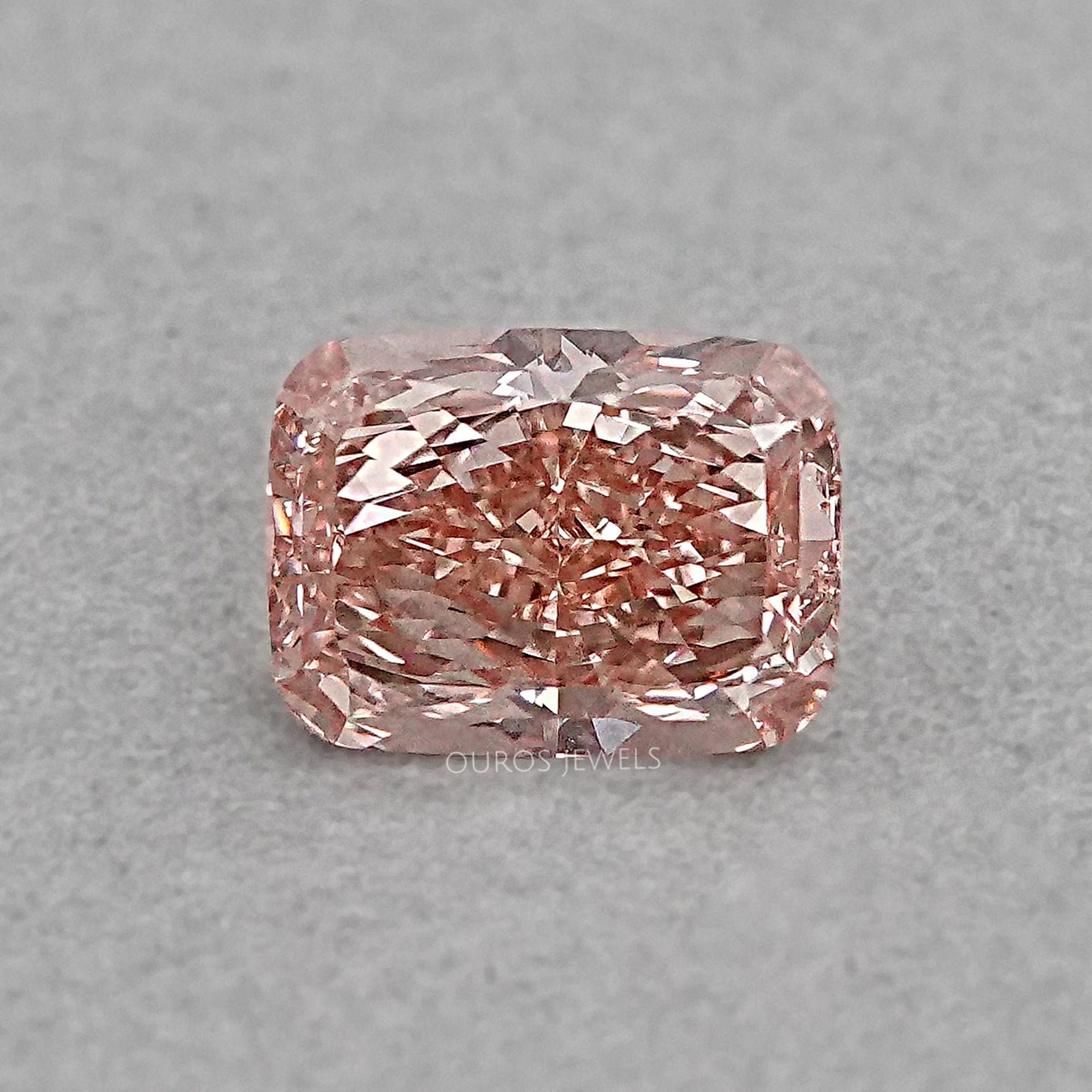 Cushion Cut Lab Grown Diamond - Fancy Vivid Pink