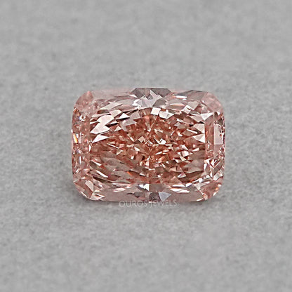 Cushion Cut Lab Grown Diamond - Fancy Vivid Pink