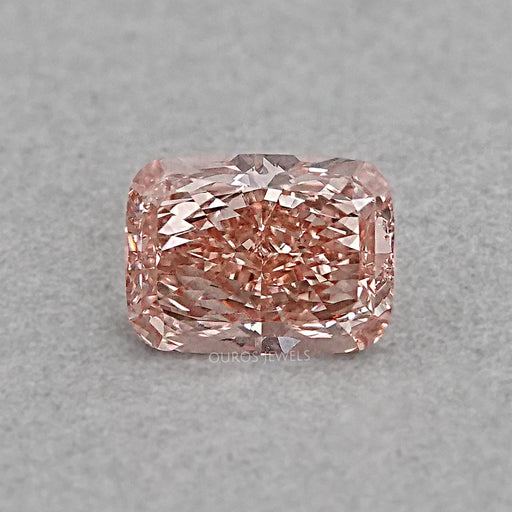 Cushion Cut Lab Grown Diamond - Fancy Vivid Pink