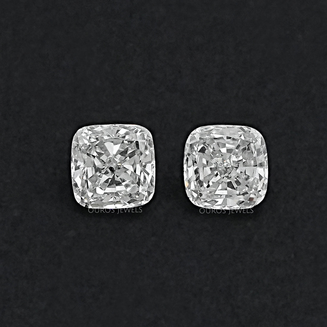 Cushion Cut Lab Diamond Matching Pair Loose