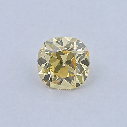 Yellow Old Mine Cushion Cut Loose Lab-Diamond Loose