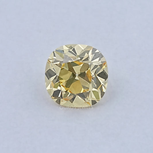 Yellow Old Mine Cushion Cut Loose Lab-Diamond Loose