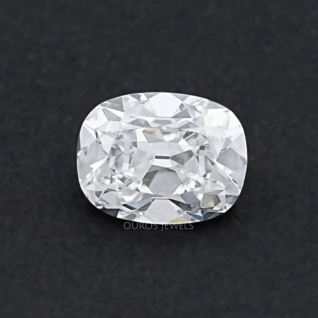 6.00 Carat Old Mine Cushion Cut Lab Grown Diamond Loose
