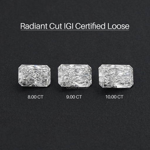 IGI Certified Radiant Cut Lab Grown Diamond Loose