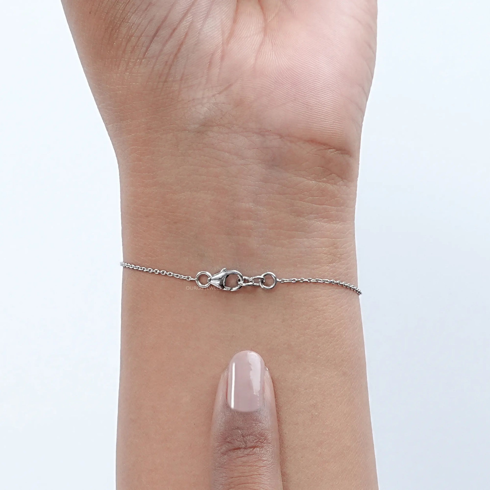 Old European Round Diamond Solitaire Bracelet