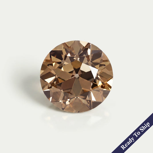 Old European Cut Round Diamond Champagne Loose Loose