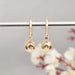 [Back View of Old European Diamond Earrings]-[Ouros Jewels]