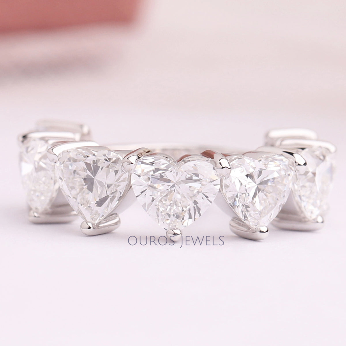 Lot De 50 Pierres Cœur Vintage Zircone/moissanite Russe 5x5 Mm - Simulantes, Idéales Pour La Création De Bijoux