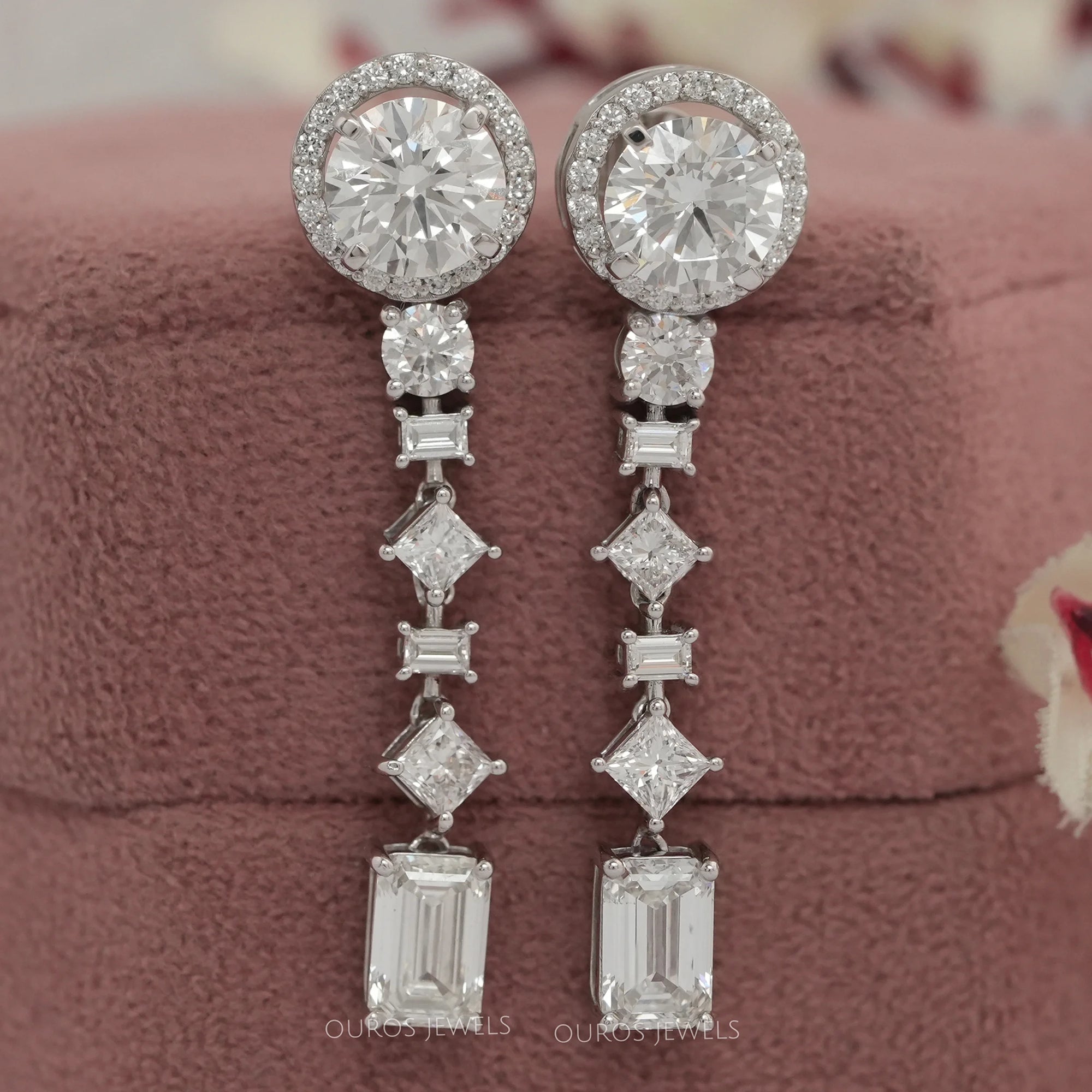 Multi Shape Lab Grown Diamond Earring