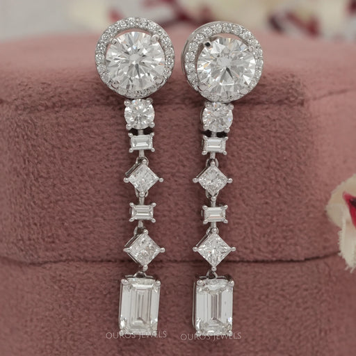 Multi Shape Lab Grown Diamond Earring