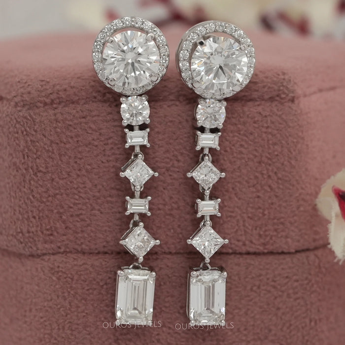 Multi Shape Lab Grown Diamond Earring
