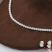 Round Cut Lab Diamond Tennis Necklace - 4.50 MM Necklaces