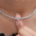 Heart And Round Lab Diamond Tennis Necklace Necklaces