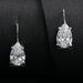 Pear Cut Lab Diamond Dangle Earrings