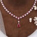 Ruby Gemstone & Lab Grown Diamond Necklace Necklaces