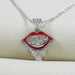 Antique Lip Cut Lab Grown Diamond Cluster Pendant Necklaces