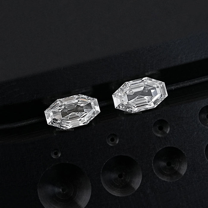 Step Cut Octagon Lab Diamond Matching Pair Loose
