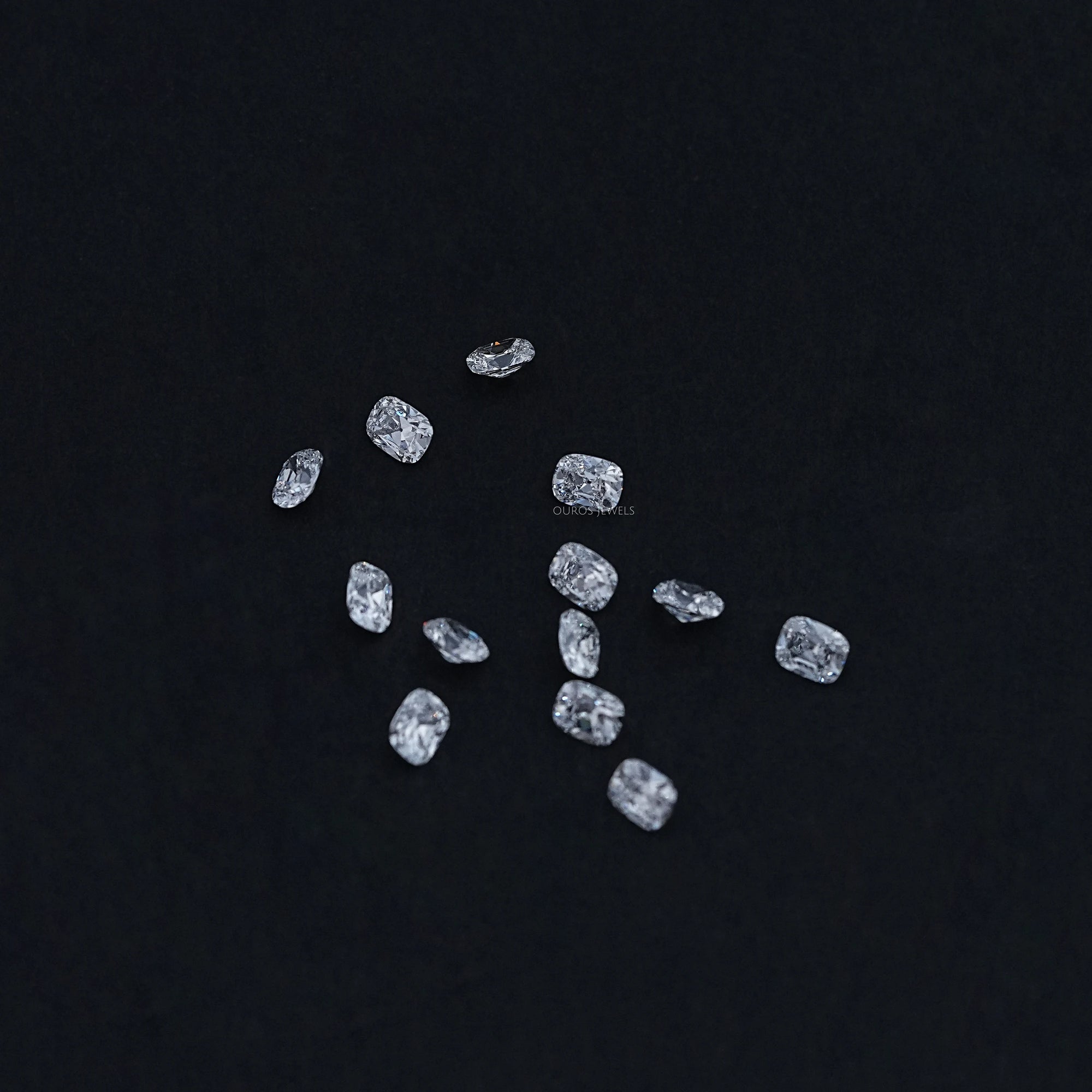 Old Mine Cushion Cut Lab Grown Diamond