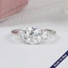 3 Stone Old European Round Diamond Engagement Ring Ring