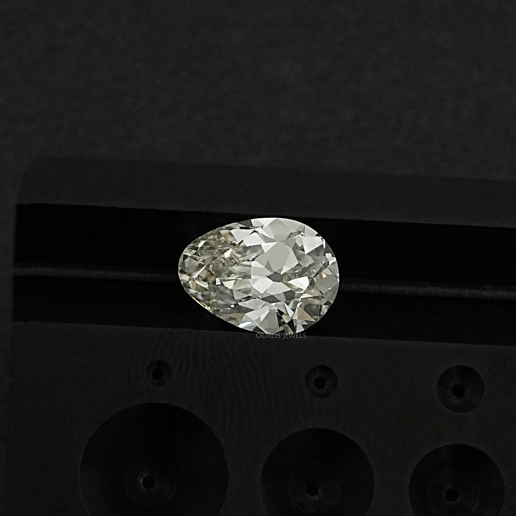 Old Mine Pear Cut Lab Grown Diamond Loose