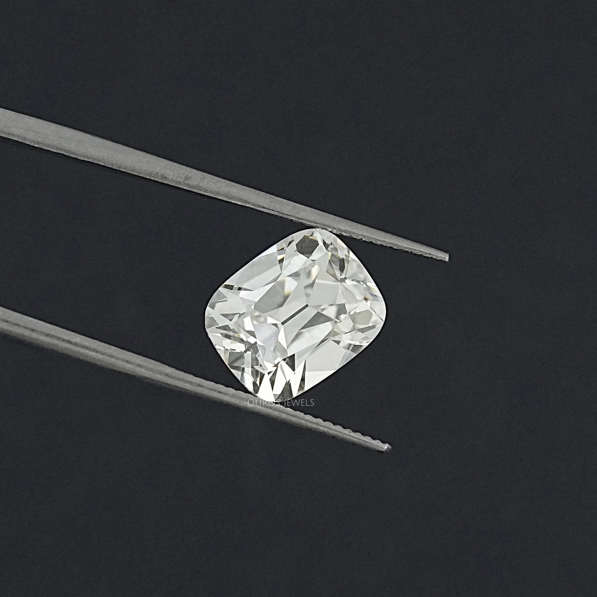3.40 CT Lab Grown Old Mine Cushion Cut Diamond Loose