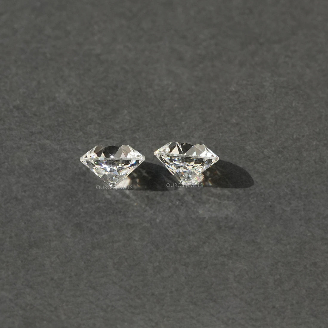 Old European Round Lab Diamond Pair Loose