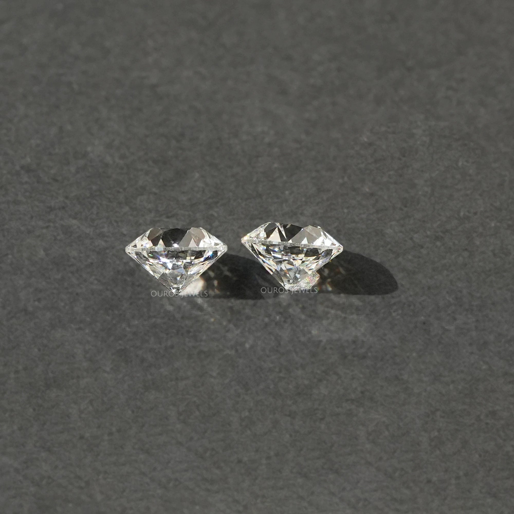 Old European Round Lab Diamond Pair Loose