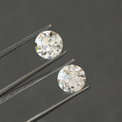 Old European Round Lab Diamond Pair Loose