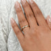 Gypsy Set Diamond Wedding Band Ring