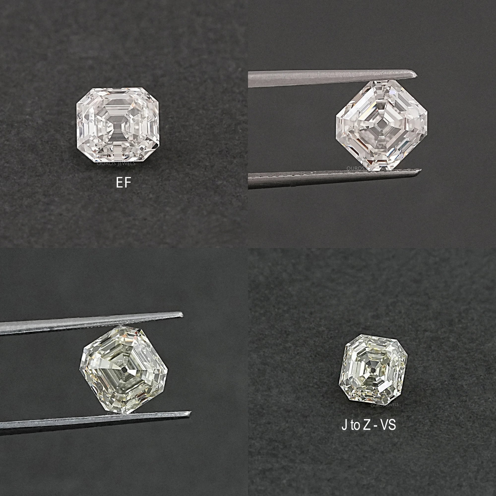 Old Mine Asscher Cut Lab Grown Diamond Loose