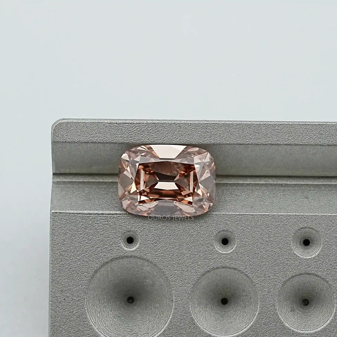 Champagne Old Mine Cushion Cut Lab Diamond Loose