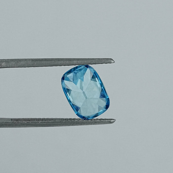 Fancy Vivid Blue Old Mine Cushion Lab Diamond Loose
