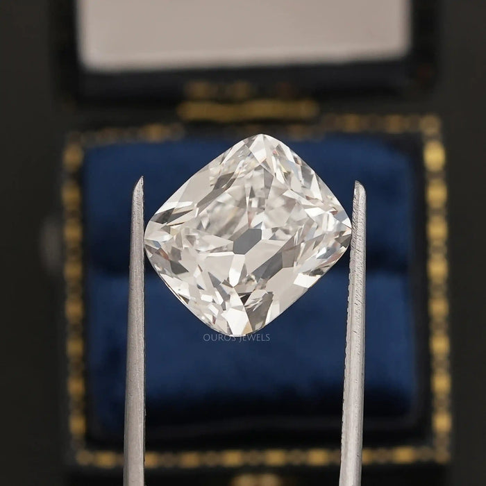 Loose Cushion Cut Old Mine Diamond 10 Carat Ouros Jewels