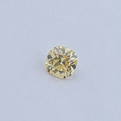 Yellow Old Mine Cushion Cut Loose Lab-Diamond Loose
