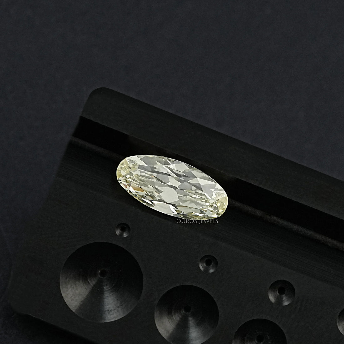 Old Mine Moval Cut Lab Grown Diamond Loose