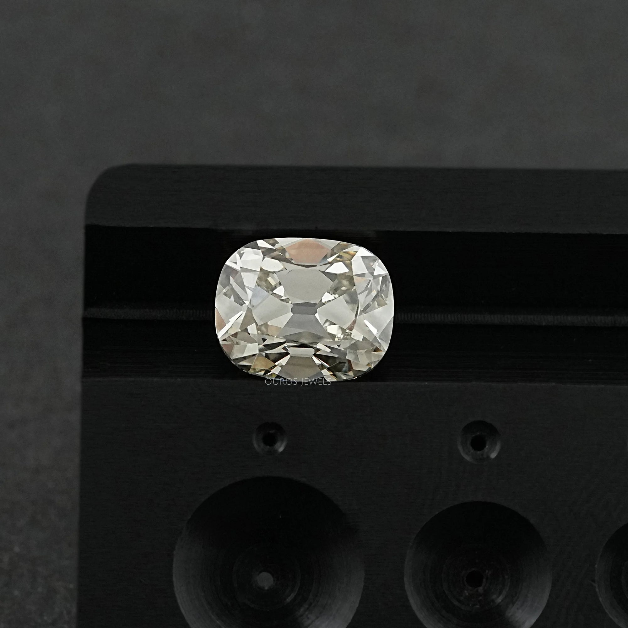 Stunning Old Mine Cushion Cut Lab Grown Diamond Loose