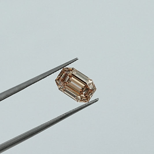Champagne Old Mine Emerald Lab Diamond Loose Loose