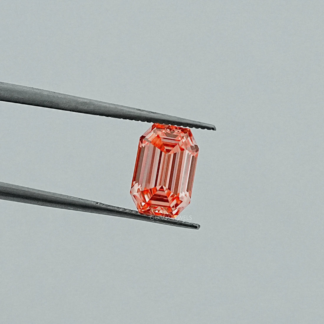 Light Pink Old Mine Emerald Lab Grown Diamond Loose