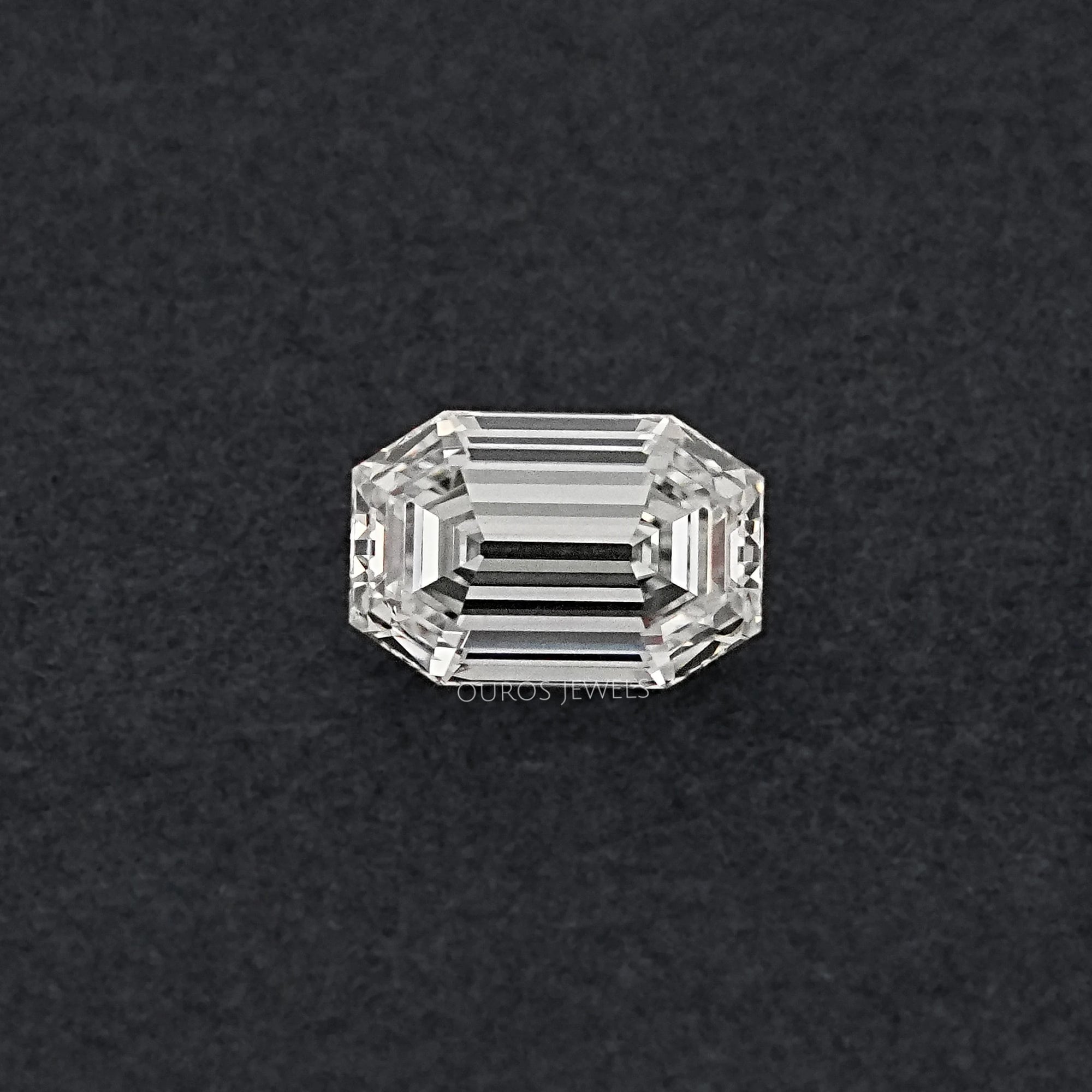 Old Mine Emerald Cut Lab Grown Loose Diamond Loose