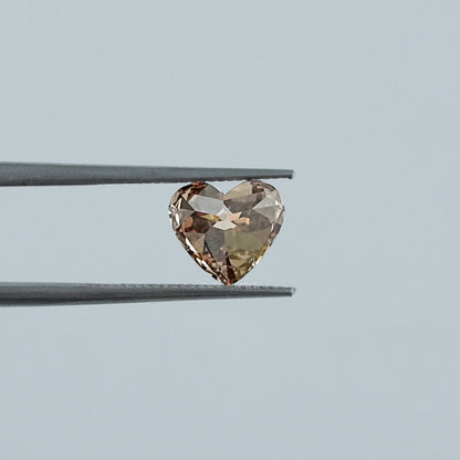 Old Mine Heart Cut Champagne Diamond Loose Loose