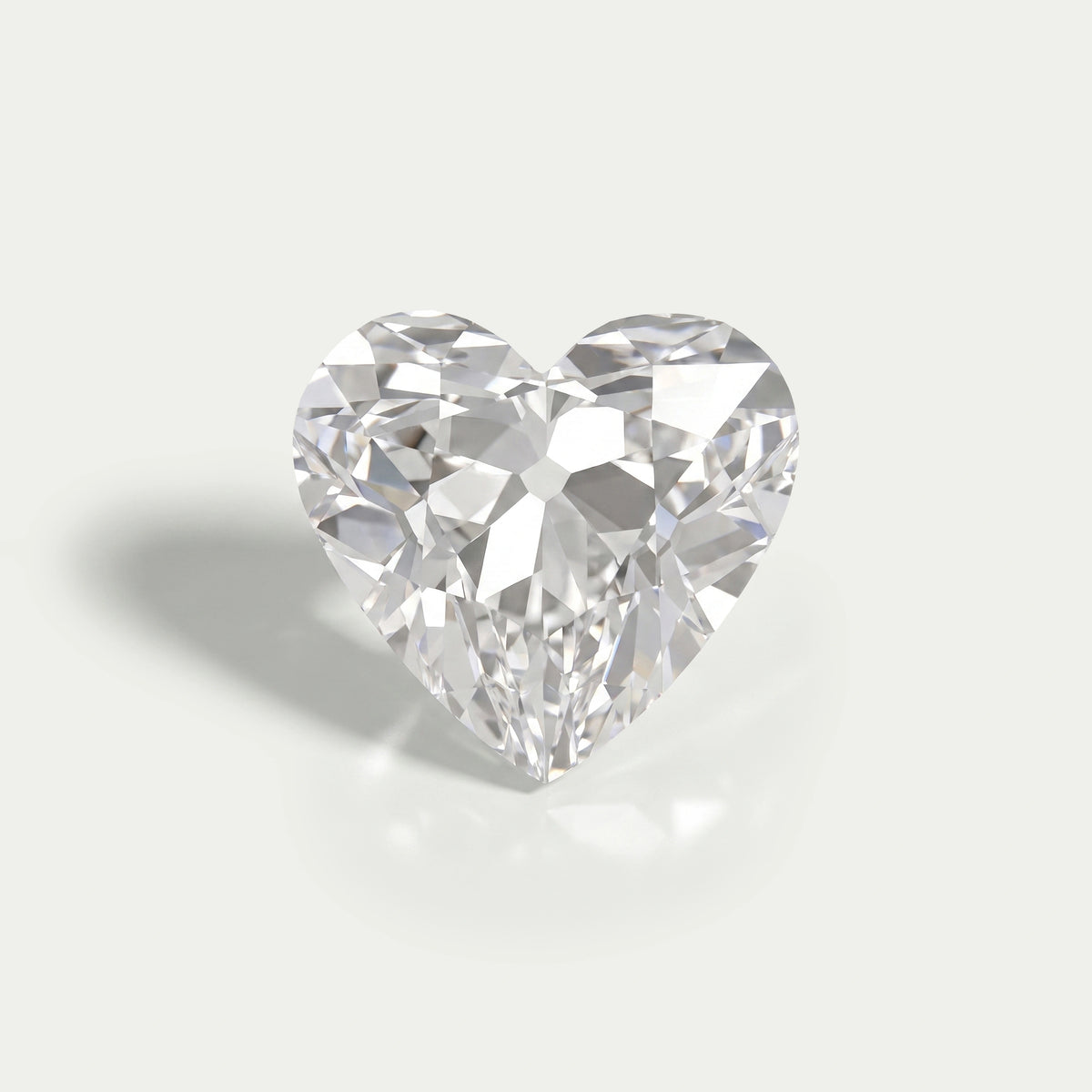 Old Mine Heart Cut Lab Grown Diamond Loose