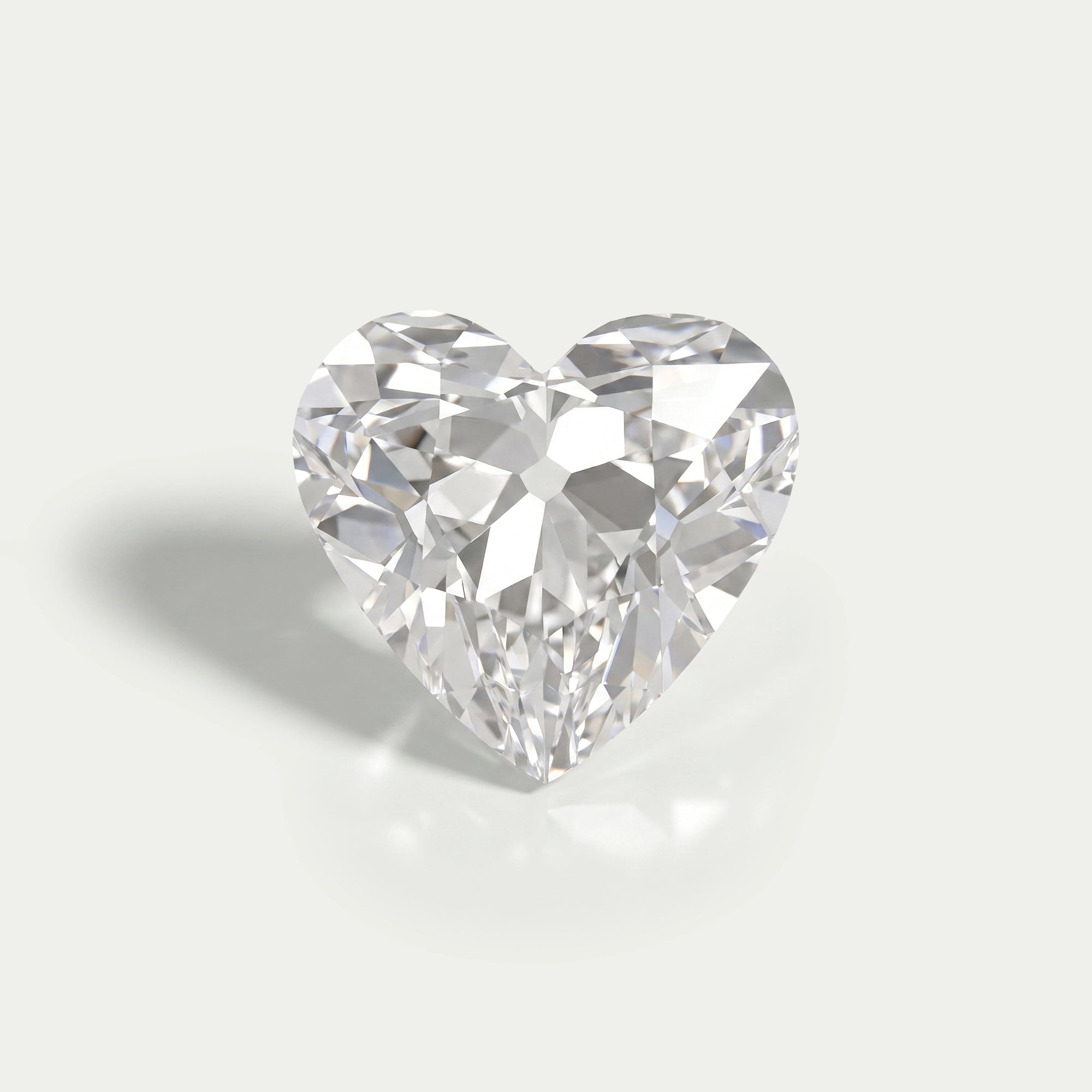 Old Mine Heart Cut Lab Grown Diamond Loose
