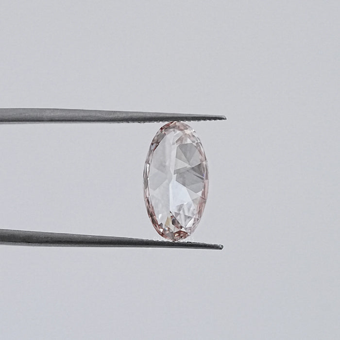 Light Champagne Old Mine Moval Cut Loose Diamond Loose