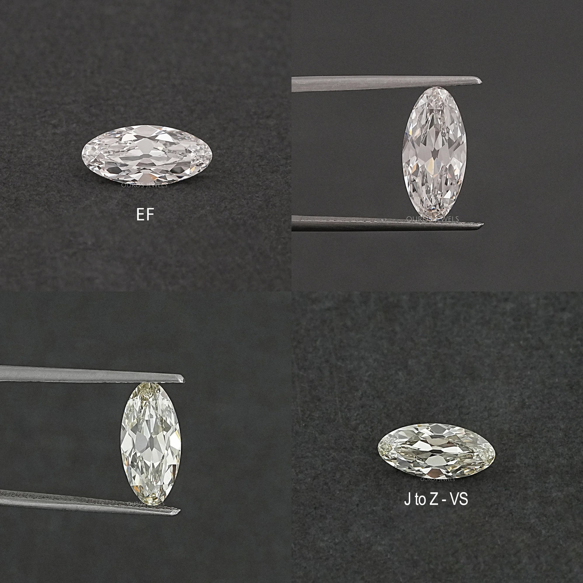 Old Mine Moval Cut Lab Grown Diamond Loose