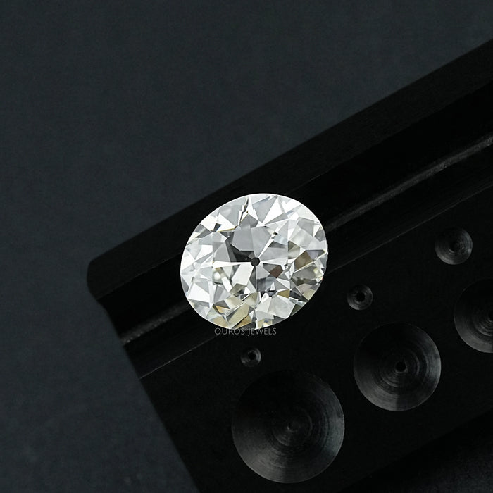 9.13 CT Old Mine Oval Cut Lab Grown Diamond Loose